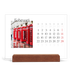 Skrivbordskalender med träställ - Liggande  — Min reseskildring [Februari]