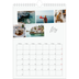Fotokalender A4 Enkel (20 x 30 cm) — Stadssemester (vit) [Maj]