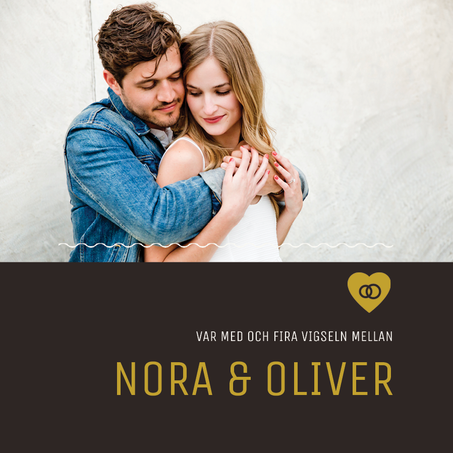 Inbjudningar — Minimalistisk mörk