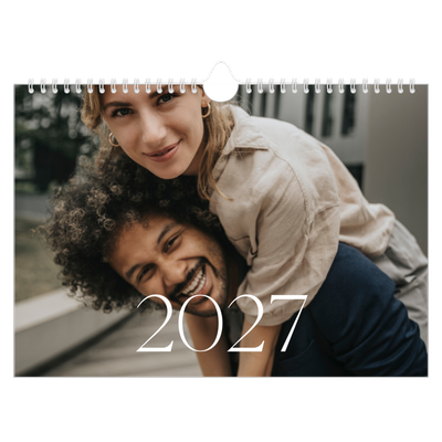 Fotokalender A4 Enkel — Stora bilder [omslag]