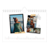 Fotokalender A5 Enkel — Scrapbook stil [Januari]