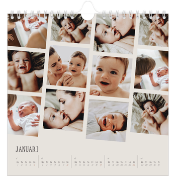 Fotokalender Kvadratisk — Dynamiska bilder