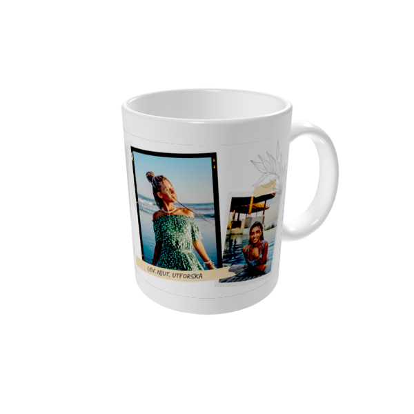 Fotomugg — Scrapbook stil