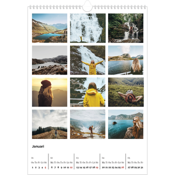 Fotokalender A3 Enkel — Enkelt bildgaller