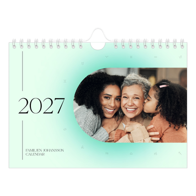 Fotokalender A5 Enkel — Stjärnteckens färger [omslag]