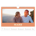Fotokalender A4 Enkel — Retro ramar [Mars]