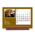 Skrivbordskalender med träställ - Liggande  — Redaktionell Jord [omslag]
