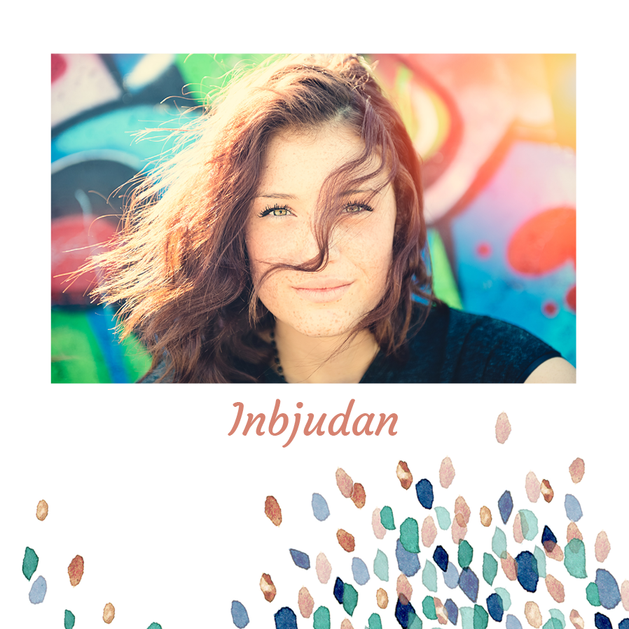 Inbjudningar — Akvarell stänk