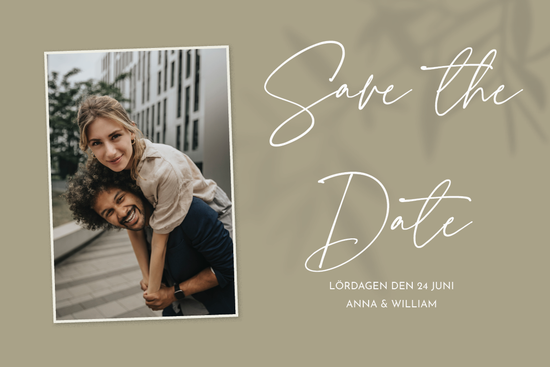 Save the date — Ögonblicksbilder