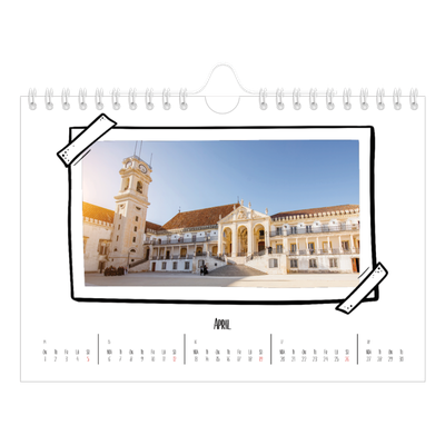 Fotokalender A5 Enkel — Albumögonblick [April]