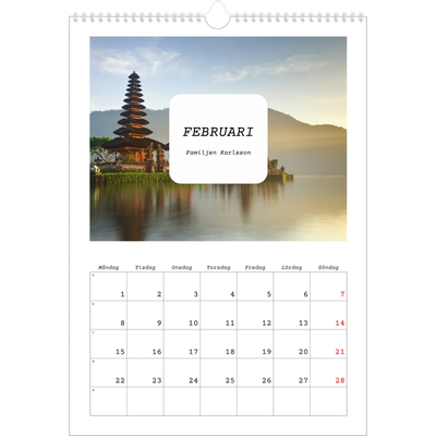 A3 Årskalender — Hela historien [Februari]