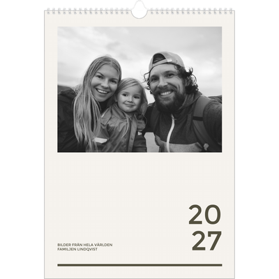 A3 Årskalender — Modern och djärv [omslag]