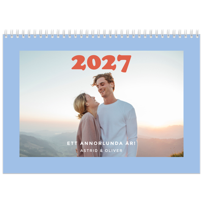 Fotokalender A3 Klassisk (30 x 40 cm) — Retro ramar [omslag]