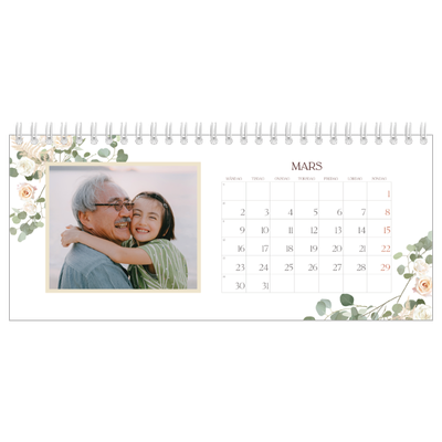 Skrivbordskalendrar — Bohemisk stil [Mars]