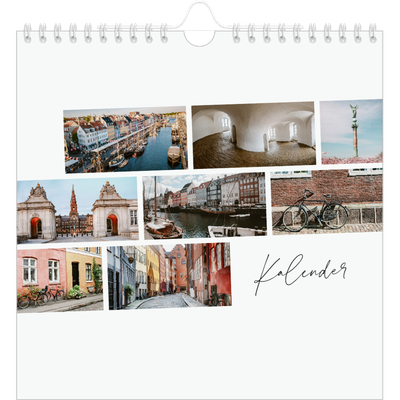 Årskalender kvadratisk — Stadssemester (vit) [omslag]