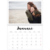Fotokalender A3 Klassisk (30 x 40 cm) — Handskriven [Januari]