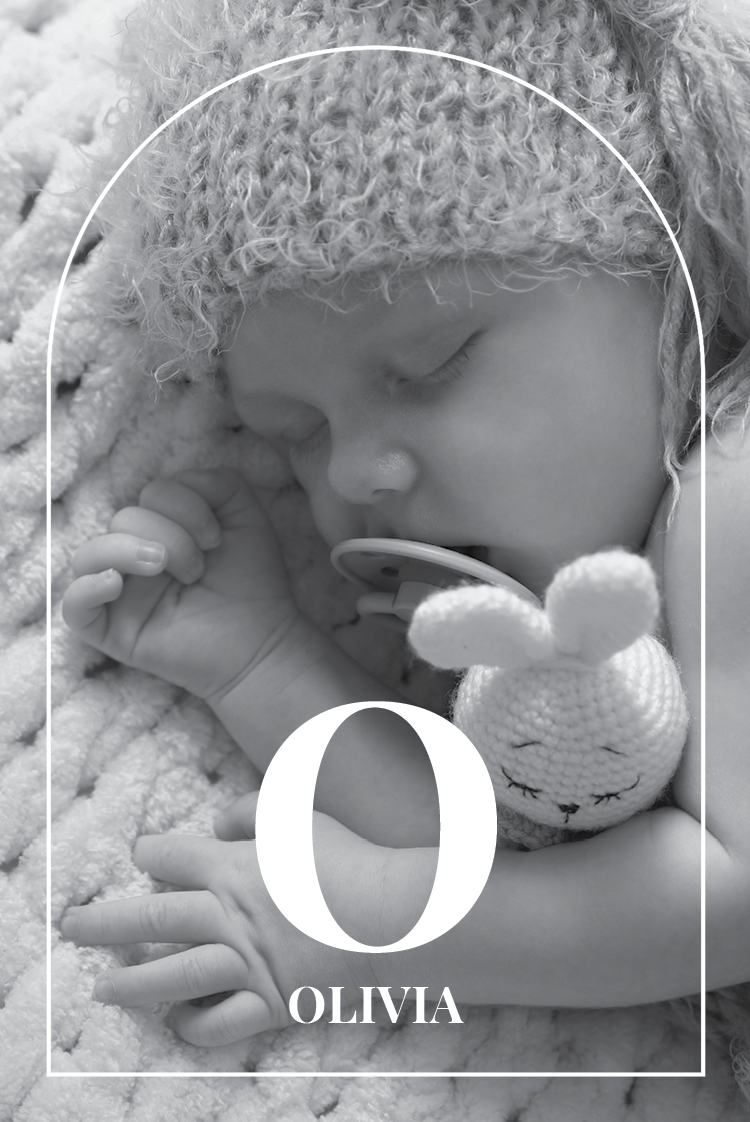 Inbjudningar — Modern initial