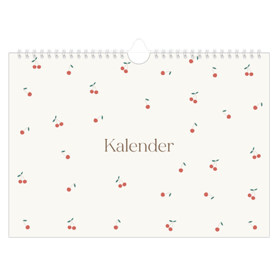 Fotokalender A4 Enkel — Körsbärslycka [omslag]