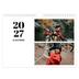 Fotokalender A4 Enkel — Serif och ögonblick [omslag]
