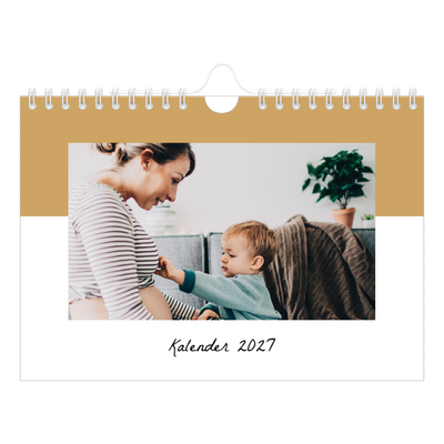 Fotokalender A5 Enkel — Kalenderlista [omslag]