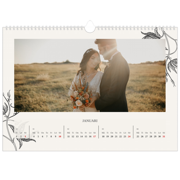 Fotokalender A3 Enkel — Bläck & murgröna