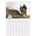 Fotokalender A4 Enkel (20 x 30 cm) — Fotoklistermärke [Mars]