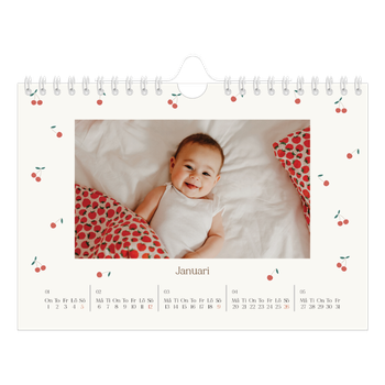 Fotokalender A5 Enkel — Körsbärslycka