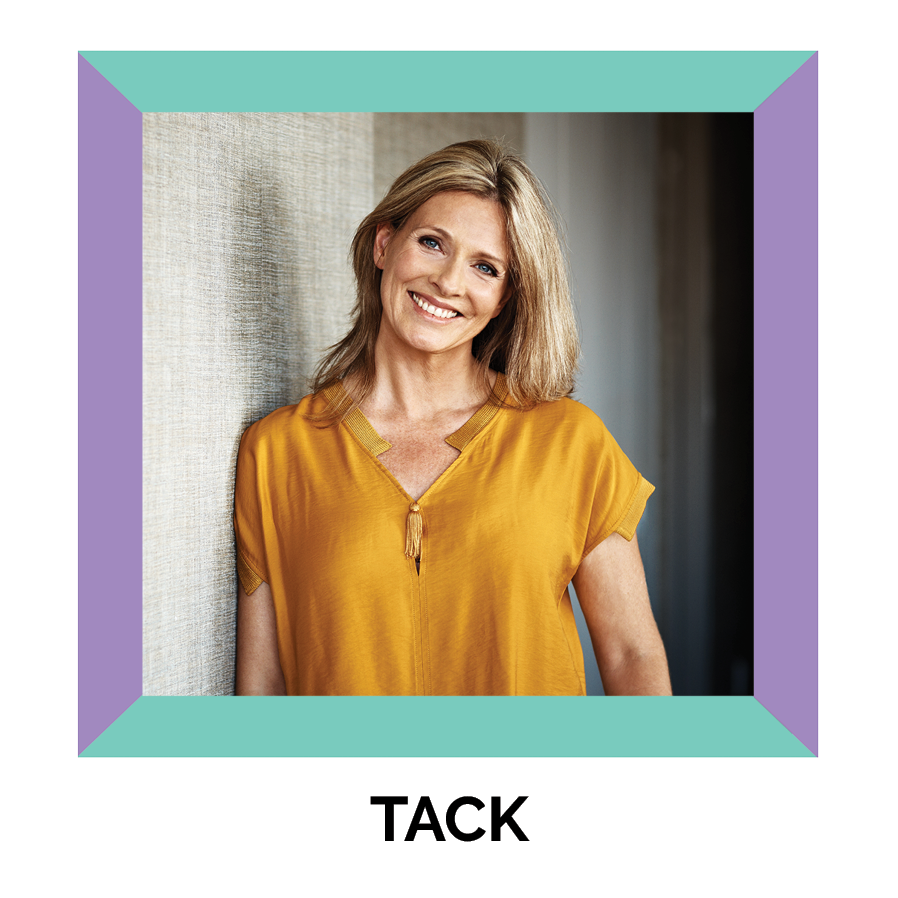 Tack — Tvåfärgad ram