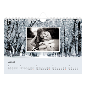 Fotokalender A5 Enkel — Fyra säsonger