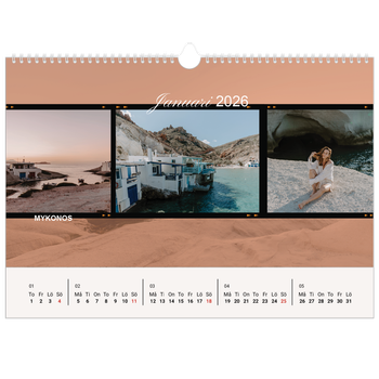 Fotokalender A3 Enkel — Äventyrslängtan