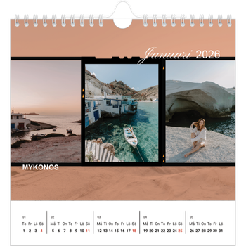 Fotokalender Kvadratisk — Äventyrslängtan