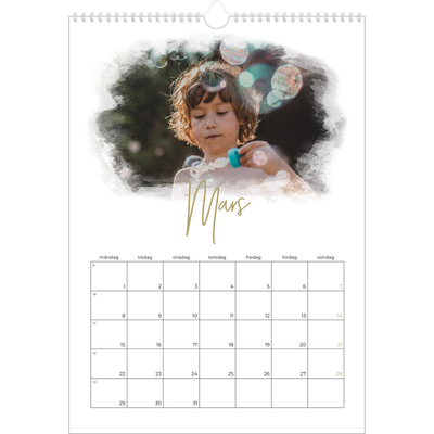 A3 Årskalender — Fotoeffekter [Mars]