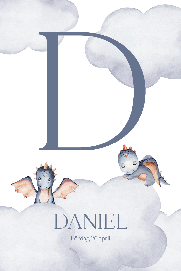 Inbjudningar — Fantasiinitial