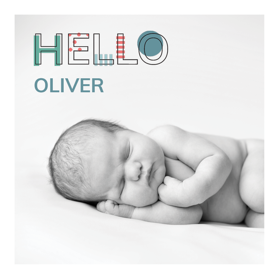 Inbjudningar — Mönstrad typografi