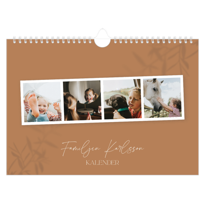 Fotokalender A4 Enkel — Jordnära [omslag]