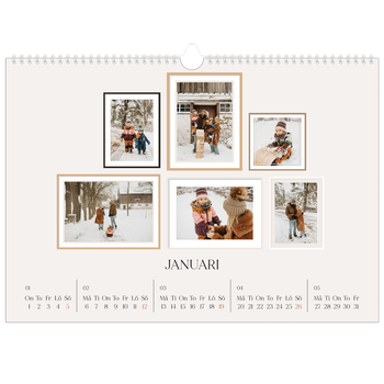 Fotokalender A3 Enkel — Bildvägg