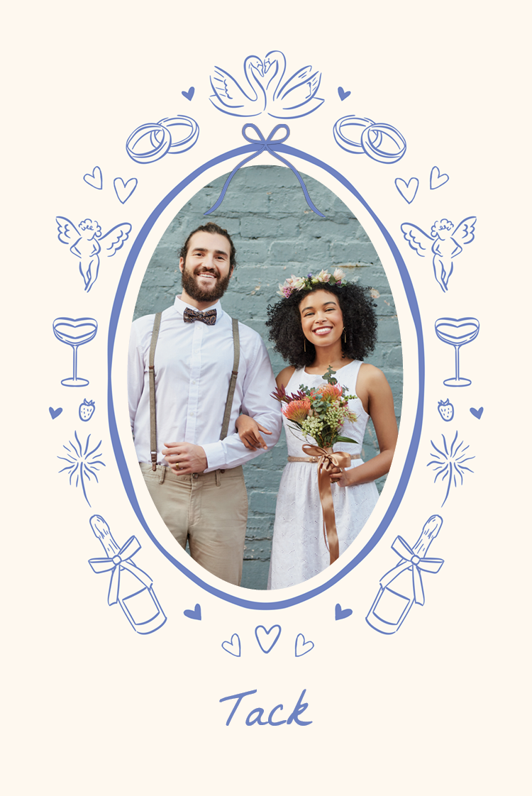 Tack — Rosetter och skisser