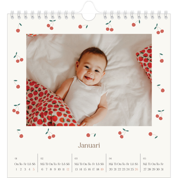 Fotokalender Kvadratisk — Körsbärslycka