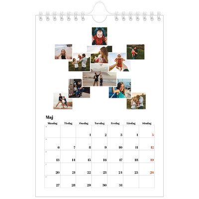 Fotokalender A5 Enkel — Collage shapes [omslag]
