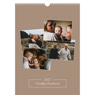 A3 Årskalender — Skapade minnen [omslag]