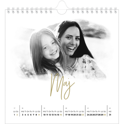 Årskalender kvadratisk — Fotoeffekter [Maj]