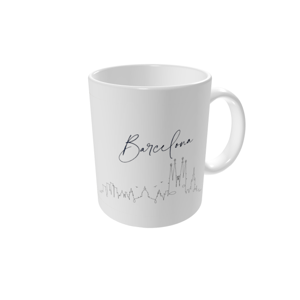 Fotomugg — Barcelonas skyline