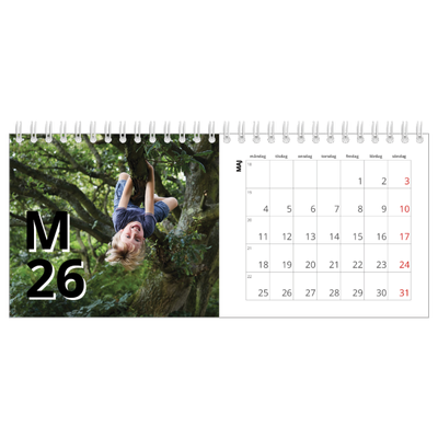 Skrivbordskalendrar — Bokstäver och tal [omslag]