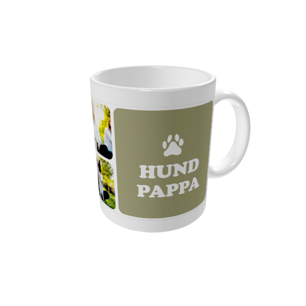 Fotomugg — Hundpappa - Färg