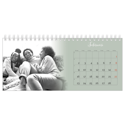 Skrivbordskalendrar — Grön dimma [Februari]