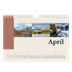 Fotokalender A5 Enkel — Världens sevärdheter [April]