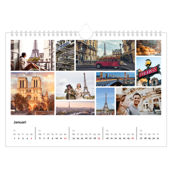 Fotokalender A4 Enkel — Bildgaller