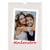 Fotokalender A4 Enkel (20 x 30 cm) — Signerad i karmosin [omslag]
