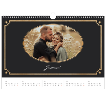 Fotokalender A3 Enkel — Klassisk vintage