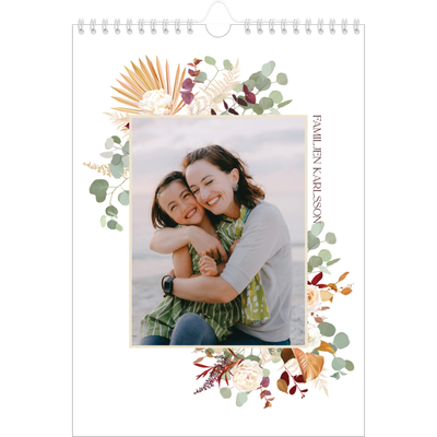 Fotokalender A4 Enkel (20 x 30 cm) — Bohemisk stil [omslag]